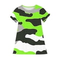 thumbnail image 3 of RXIRUCGD 2025 Vêtements d'Été pour Enfants 3-12 Ans Mode Imprimée Pyjama Rêveur Mi-Mollet Chemise de Nuit, 3 of 4