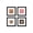 Black Framed Version, variant on Gallery Pops Minecraft - Iconic Pixels Village Wall Art Bundle (4-Pack)