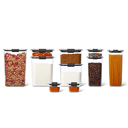 Rubbermaid Brilliance BPA Free Food Storage Containers with Lids
