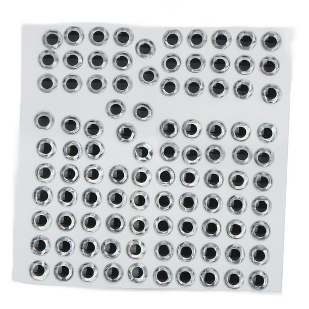 Sonew 100pcs Fish Eyes Stickers Artificial Simulation Fake Fishing Eyes Accessories For Diy Lures Making,fishing Lure Making Supplies,fish Eyes Sticke