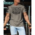 thumbnail image 3 of Gymish Bench Press Workout T-Shirt for Men – Funny Gym Shirt, Deadlift & Lifting Tee, Men's Workout Shirts, Athletic Gym Clothes, 3 of 5