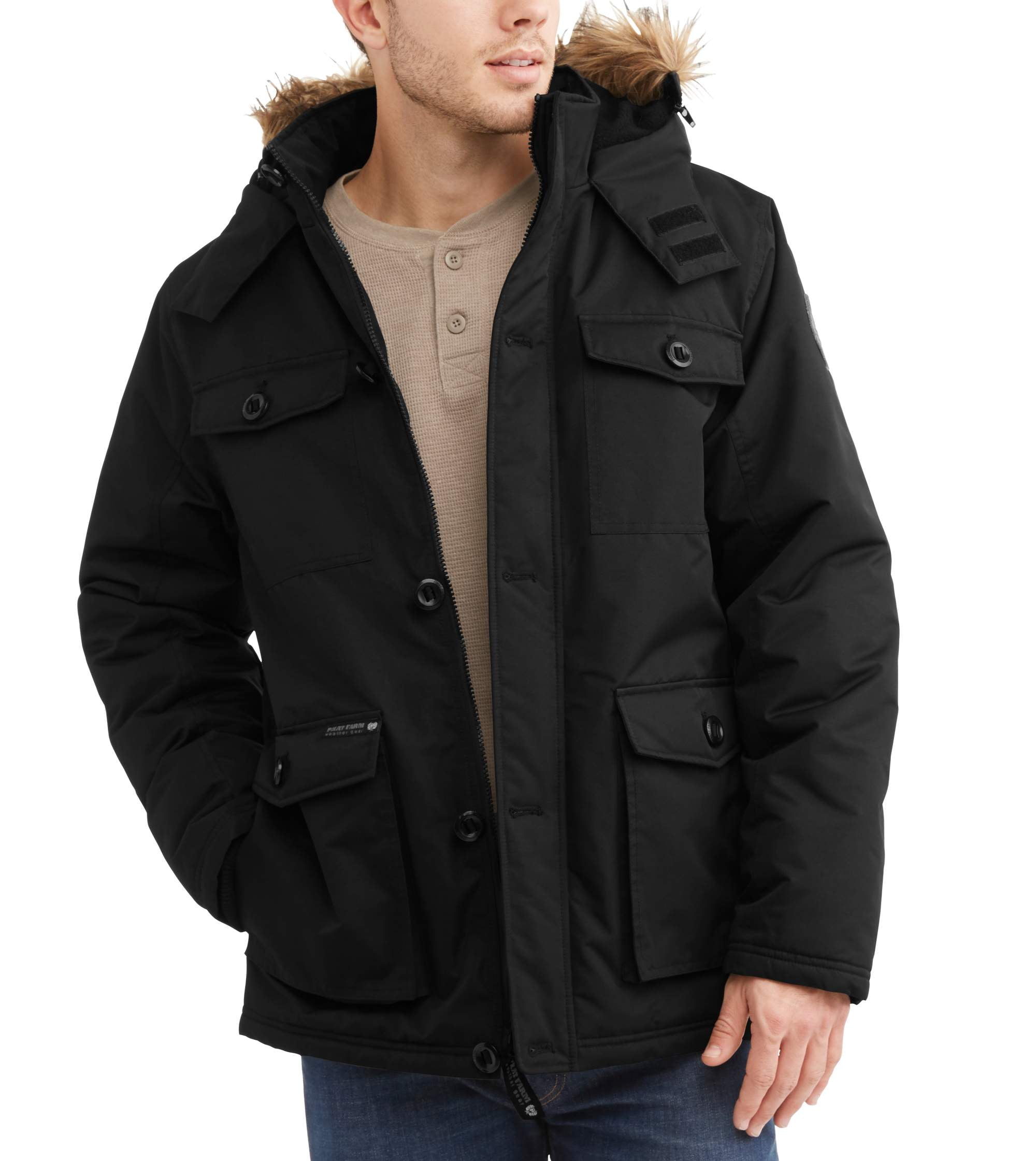 Phat Farm - Phat Farm Men's heavy padded Water Resistant Parka Jacket ...