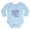 Sky Blue, variant on CafePress - UNICORN KISSES And MERMAID WISHES Body Suit - Long Sleeve Cotton Baby Bodysuit