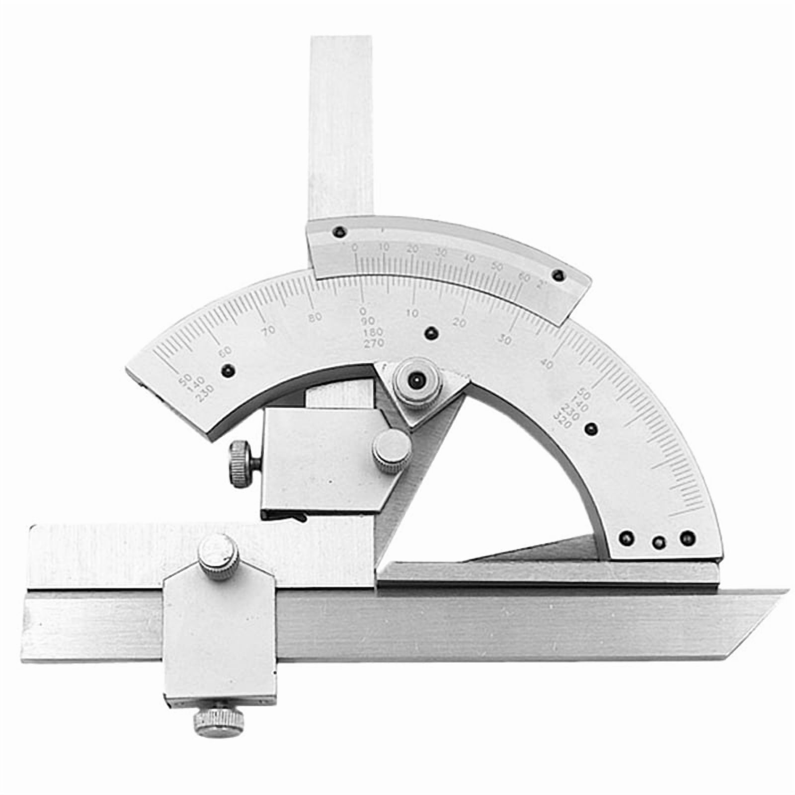 0-320 Degree Vernier Angle Ruler with Storage Box Protractor Woodworking Measuring Ruler1 x Protractor