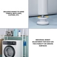 thumbnail image 4 of MCSWSEE Estante de Ba&ntilde;o sobre Inodoro, 3 Niveles Estantes Ahorro de Espacio de Ba&ntilde;o con Ganchos y Portarrollos, Ajustable Organizador de Almacenamiento con Toallero para Ducha, 4 of 7