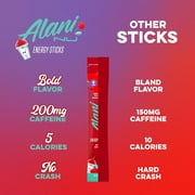 Alani Nu Energy Sticks, Cherry Slush, 10 Count, 200mg Caffeine, Zero Sugar