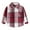 ZA-Red, variant on yocbz Kid Flannel Shirts Boys Toddler Button up Shirt Cotton Shirts for Boys Button Long Sleeve Color Autunm Tees Toddler Boys Soft Tops Red,Size for 3-4 Years