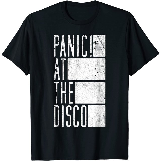 Panic! At The Disco - Camiseta Bar de Algodón para Adultos Unisex (Negro)