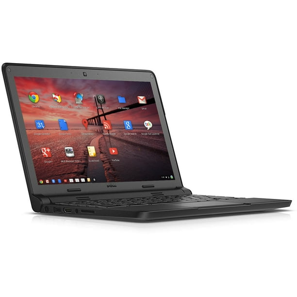 Refurbished Dell Chromebook 11 6 Laptop Intel Celeron 2955u Dual Core 1 4ghz 2gb 16gb Ssd Walmart Com Walmart Com