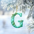 thumbnail image 4 of Wzzjkit 26 Alphabet Series 2D Acrylic Backpack Car Pendant Decoration Ornament, 4 of 7