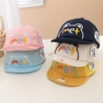 thumbnail image 4 of Kids Hat Cartoon Pattern Cute Letters Mesh Hole Spring Summer Outdoor Baby Girl Hat for Outdoor, 4 of 10