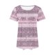 thumbnail image 3 of Camisetas de Manga Corta de Verano para las Mujeres Impresas con Cuello Redondo, Poliéster Ligero Top de Verano Casual, 3 of 5
