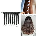 thumbnail image 6 of Soft No Heat Wavy Hairstyles Practical Styling Tools Hair Curling Tool Curls Ribbon Curling Rope for Sleeping - Black, 6 of 9