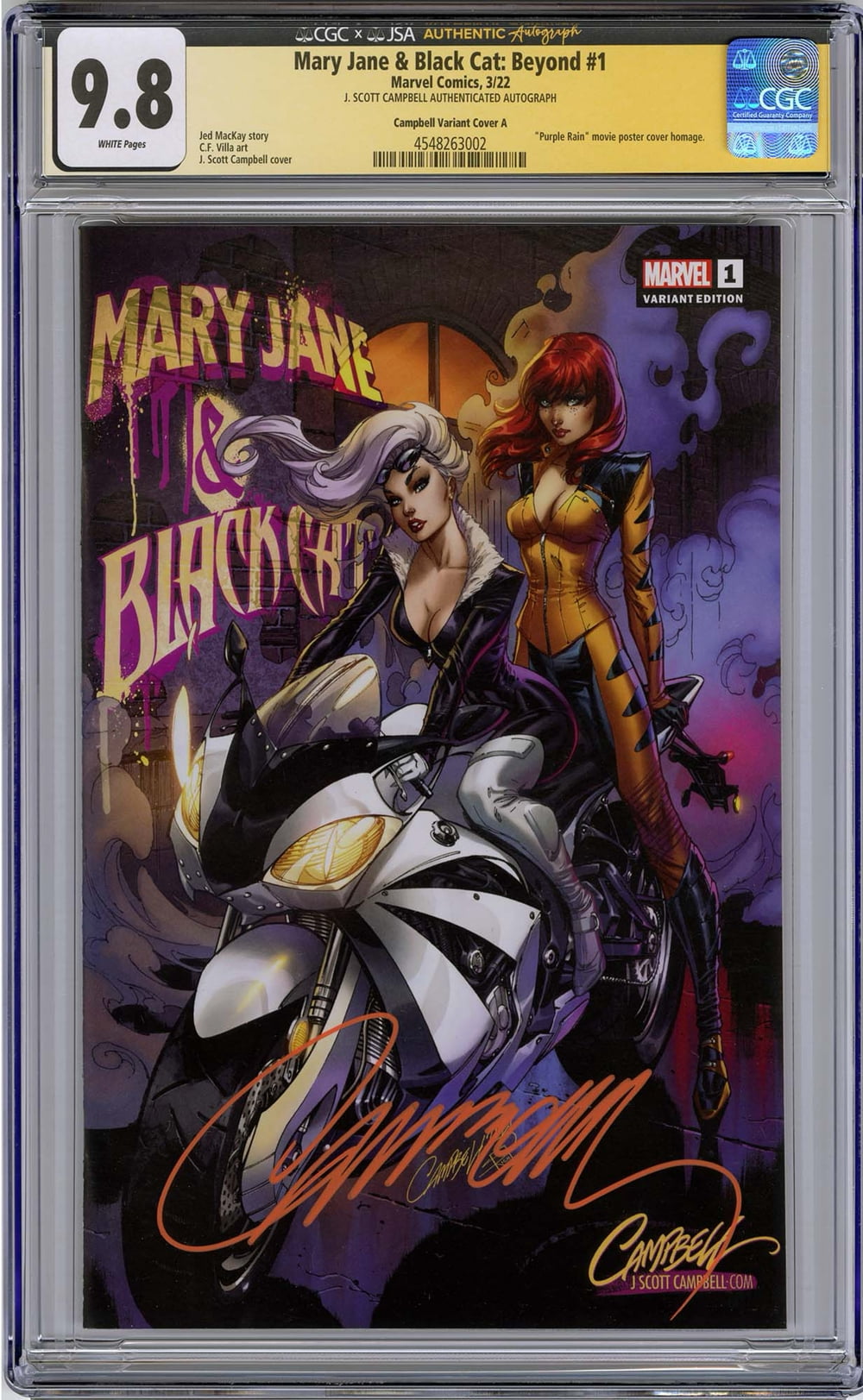 Cover of Mary Jane & Black Cat: Beyond #1