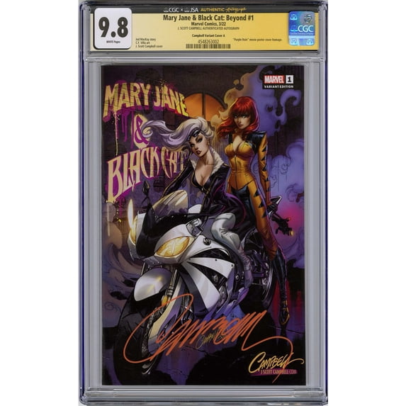 Mary Jane & Black Cat: Beyond #1 - CGC 9.8 Comic Book