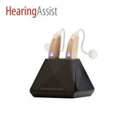 Hearing Assist ReCharge! HA-802 Rechargeable BTE Hearing Aid with App Control (Both Ears)