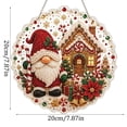 thumbnail image 3 of Christmas Gnome House Pearl Diamond Painting Kit, 3D Shimmering Gemstone Bead Art Craft for Adults, DIY Holiday Wall Door Window Hanging Decor, Unique Textured Mosaic Pendant with Frame, 3 of 8