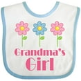 thumbnail image 3 of Inktastic Grandma's Girl Grandaughter Girls Baby Bib, 3 of 4