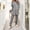 2-Grey, variant on WCJM Classy Outfits for Women Women's Fall Winter Pullover Long Sleeve Set Soft Double Fleece with Embossed Design Cozy Loungewear for Cold Nights Two-Piece Set Women Pajama Sets