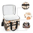 thumbnail image 6 of FORMRS Insulated Cooler Bag 24 Cans Capacity Soft Leakproof Lunch Box with Side Pockets, Orange Fall Pumpkin, 6 of 7