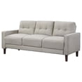 thumbnail image 2 of Pemberly Row Upholstered Fabric Sofa with Track Arms in Beige, 2 of 10