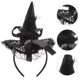 thumbnail image 3 of Sombreros de bruja, tocados de Halloween, disfraces de Halloween para mujer, 3 of 7
