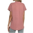 thumbnail image 4 of ZyeKqe Tops for Women Dressy Casual Short Sleeve Shirts V Neck Business Casual Top Blouses, 4 of 5