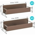 thumbnail image 6 of 6 Pack Magnetic Spice Storage Rack Organizer for Refrigerator and Oven, Bronze Fridge Organizers and Storage, 6 of 6