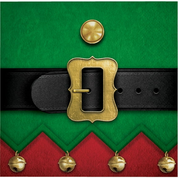 Santa's Suit Beverage Napkins, 16 pack