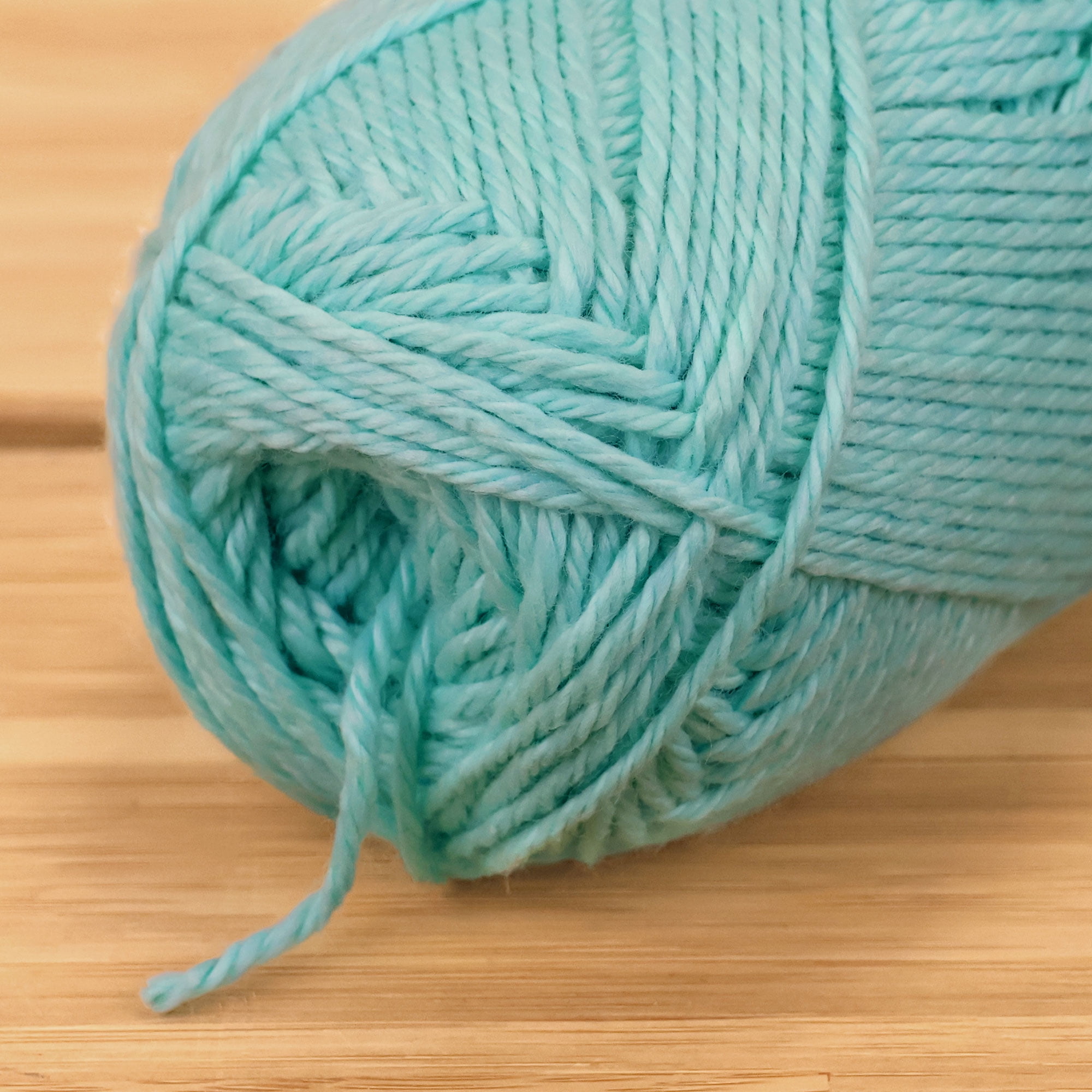JubileeYarn Simply Sweet Yarn - 100g/Skein DK Cotton Blend - 4 Skeins - Marina Green - Color 108