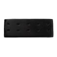 thumbnail image 7 of Baxton Studio Caine Modern and Contemporary Black Velvet Fabric Upholstered and Dark Brown Finished Wood Storage Bench, 7 of 7