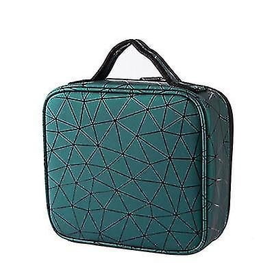 Neceser cosmético HUOGUO Funda de maquillaje de viaje de piel