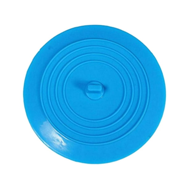 Tapón de desagüe, tapón de fregadero, tapón de fregadero portátil, tapón de bañera, desagüe de suelo Azul