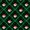 Dark Green Red, variant on Manfei Cartoon Baseball Twin Quilt Set, Merry Christmas Twin Coverlet Set, Vivid Green Red, Black Reversible 2 Pieces, 1 Bedspread and 1 Pillowcase