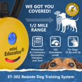 thumbnail image 3 of Collar eléctrico recargable Dog Trainer Educator ET-302-1/2 millas, 3 of 8