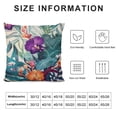 thumbnail image 6 of COMIO  Tropical Plants Throw Pillow Covers,Tropical Flower Leaves Home Decorative Throw Pillow Case Cushion Cover for Sofa Couch White Green 2pc, 6 of 6