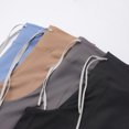 thumbnail image 6 of GEWSEY Scrubs for Women, Mid Rise Straight Leg Cargo Pants with Knit Yoga Waistband, Anti- Womens Scrubs Pants (Light Blue, L), 6 of 6