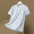 thumbnail image 2 of KPOPLK Men's Gym Shirt Short Sleeve Quick Dry Workout Athletic T Shirts Summer Big and Tall Top for Men S-3XL White L, 2 of 7
