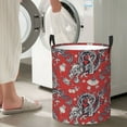 thumbnail image 6 of Uemuo Dragons2 Pattern Circular Laundry Hamper Basket with handles,Collapsible laundry basket,Large capacity laundry hamper,Laundry Organizer-Small, 6 of 8