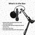thumbnail image 7 of Samson Handheld USB Microphone w/ Knox Gear Boom Arm, Shock Mount, & Pop Filter, 7 of 7