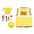 thumbnail image 3 of Conjunto de accesorios para disfraces de ingeniería para niños, disfraz de trabajador de cosplay para fiestas de disfraces, presentaciones en el escenario (talla única), 3 of 8