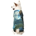 thumbnail image 5 of Uemuo Majestic Eagle Over Castle for Winter Dog Hoodie Sweatshirts with Pockets Warm Dog Clothes for Small Dogs Chihuahua-XX-Large, 5 of 8