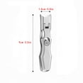 thumbnail image 2 of TIMIFIS Carpet Rake Stainless Steel Large Opening Nail Clippers Self-Locking Portable Large Nail Clippers Specializing in Thick and Hard Toenails 2Pcs Tools, 2 of 8