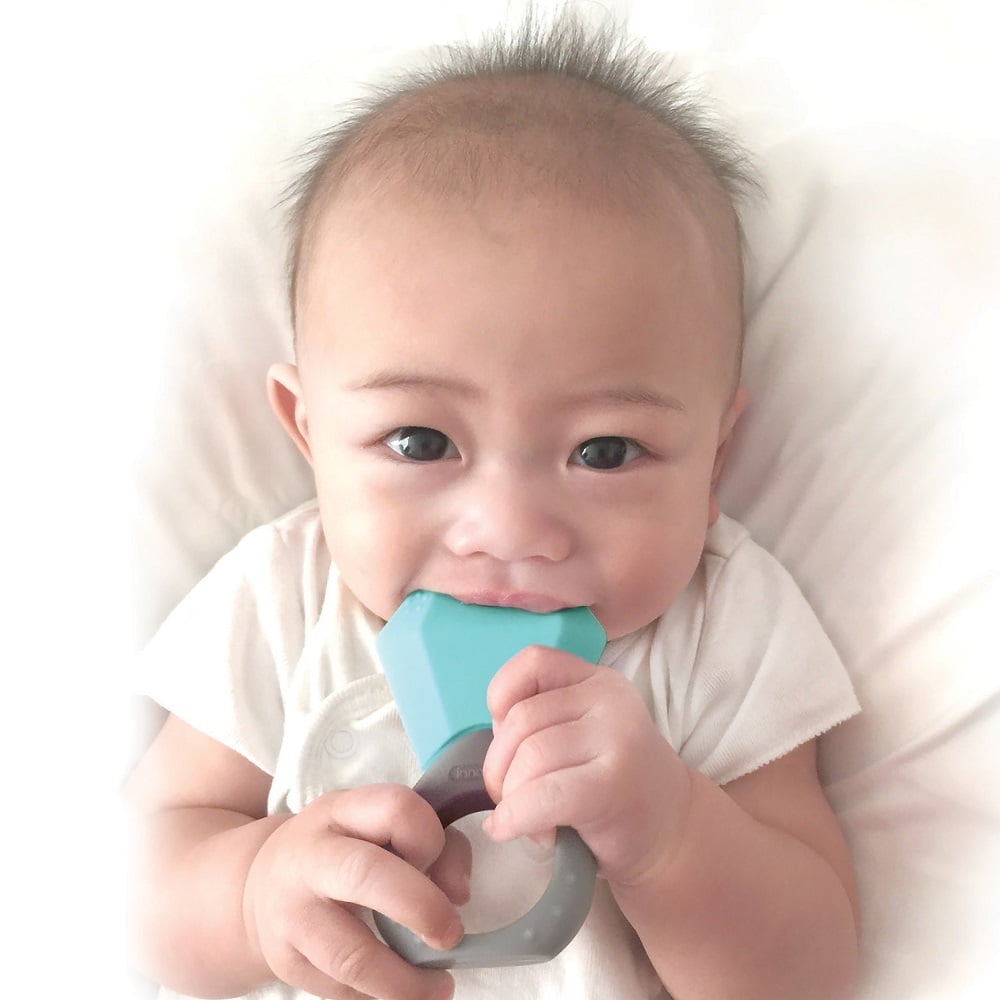 Innobaby Teethin' SMART Birthstone Ring Teether, August (Peridot)