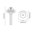 thumbnail image 5 of Ventilador eléctrico Trípode Clip-on Air Circulator Fan Type-c Charge Mini Fan para bebé (verde), 5 of 5