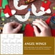 thumbnail image 3 of FELTECHELECTR 24 piezas de alas de ángel para manualidades, adornos colgantes navideños, 3 of 6
