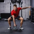 thumbnail image 6 of BalanceFrom Set of 3 Vinyl Kettlebell with 5-, 10-, and 15-Pound Weights, 6 of 10