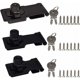 thumbnail image 1 of Cerradura con llave de acero inoxidable resistente, cerradura práctica y conveniente para perilla de gabinete, fácil de instalar con tornillos de montaje ocultos, para puertas pequeñas, gabinetes, 3, 1 of 5