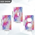 thumbnail image 2 of Light Switch Cover Switch Plate Outlet Cover Plug Cover for Electrical Unused Outlet Cover Pink and Blue Tie-dye Pattern, 2 of 6