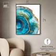 thumbnail image 4 of Great Blue Green II Canvas Print Green Decor by Art Remedy, Black Frame, 30 x 36, 4 of 6